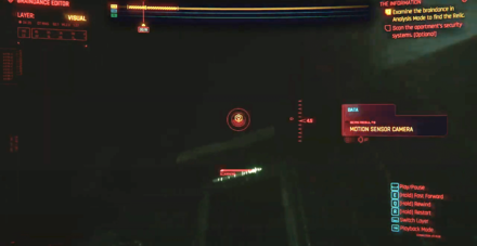 Cyberpunk 2077 - The Information - Motion Sensor Camera