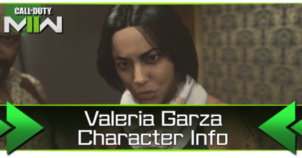Modern Warfare 2 - Valeria Garza Character Info