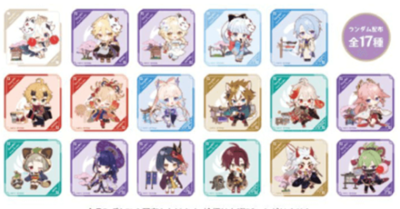 Genshin - Inazuma Chibi Coaster