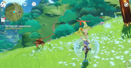 Genshin - Quest 5 - Defeat all the fungi enemies