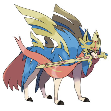 Pokemon Scarlet and Violet SV Zacian Crowned.