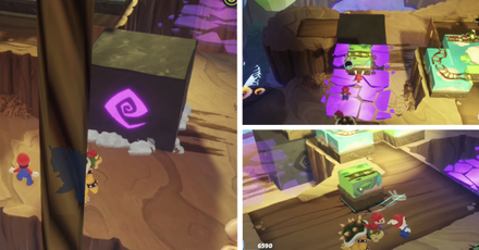 Mario + Rabbids Sparks of Hope - Activate this block then move the piece over to the switch.png