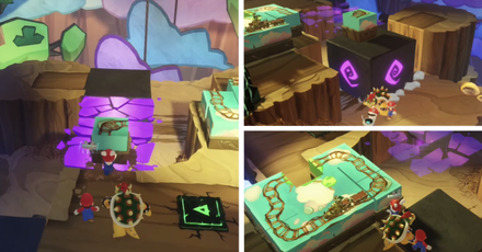 Mario + Rabbids Sparks of Hope - Take the first piece you moved and put it in the corner of the puzzle.png