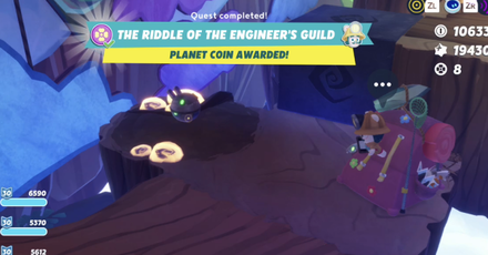 Mario + Rabbids Sparks of Hope - After completing the puzzle, a chest reward will appear by Professor Backpack.png