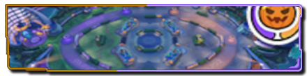 Pokemon UNITE - Halloween in Mer Stadium Top Banner