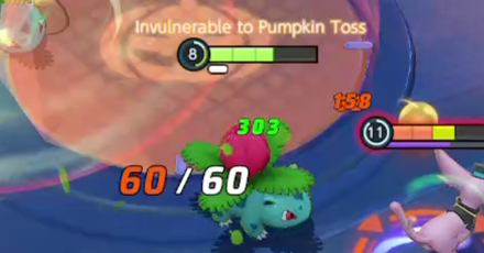 Pokemon UNITE - Invulnerable to Pumpkin Toss