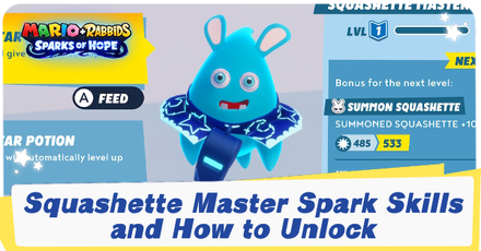 Mario + Rabbids Sparks of Hope - Squashette Master Spark Skills and How to Unlock