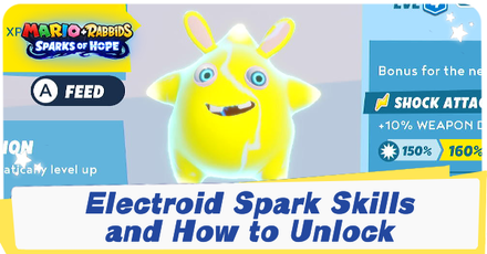 Mario + Rabbids Sparks of Hope - Electroid Spark Skills and How to Unlock