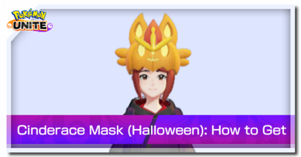 Pokemon UNITE - Cinderace mask (Halloween) Banner