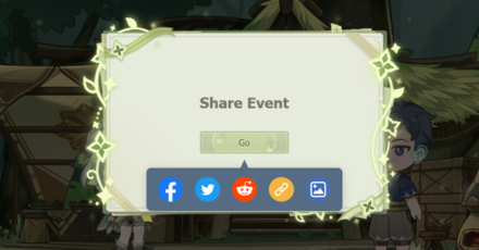Genshin Impact - May Your Dreams of Wisdom Come True - Share event to give advice