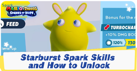 Mario + Rabbids Sparks of Hope -  Starburst Spark Skills and How to Unlock