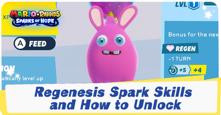 Mario + Rabbids Sparks of Hope -  Regenesis Spark Skills and How to Unlock