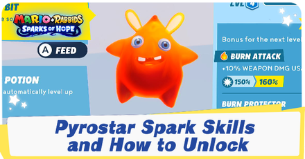 Mario + Rabbids Sparks of Hope -  Pyrostar Spark Skills and How to Unlock
