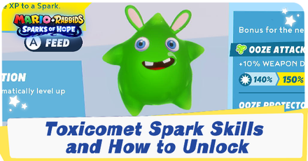 Mario + Rabbids Sparks of Hope - Toxicomet Spark Skills and How to Unlock