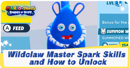 Mario + Rabbids Sparks of Hope - Wildclaw Master Spark Skills and How to Unlock