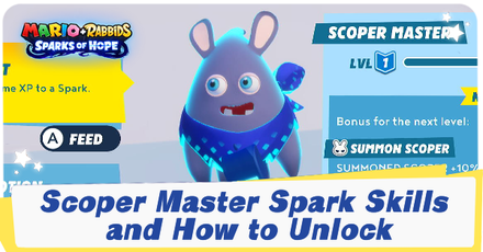 Mario + Rabbids Sparks of Hope - Scoper Master Spark Skills and How to Unlock