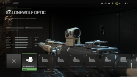 Modern Warfare 3 - Equip or Change Optics in the Gunsmith