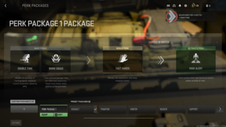 perk packages mw2