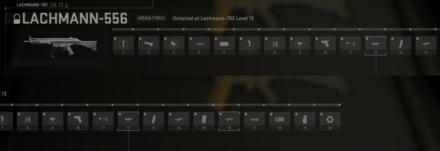Lachmann-556 Unlock Progression Tree