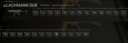 Lachmann Sub Unlock Progression Tree