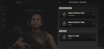 Modern Warfare 2 - Weapon XP Tokens