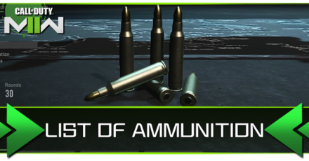 Modern Warfare 2 - List of Ammunition