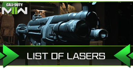 Modern Warfare 2 - List of Lasers