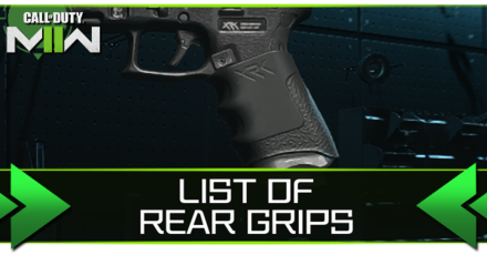 Modern Warfare 2 - List of Rear Grips