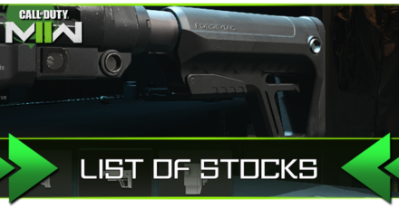 Modern Warfare 2 - List of Stocks