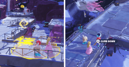 Mario + Rabbids Sparks of Hope - Use Beep-0 to reveal a ladder