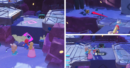 Mario + Rabbids Sparks of Hope - Activate the block then get the cube up ahead