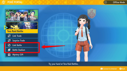 Pokemon Scarlet and Violet SV Poke Portal Battles.png