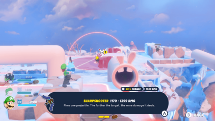 Mario + Rabbids Sparks of Hope - Luigi Ranged Attack