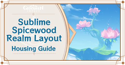 Genshin Impact - Sublime Spicewood Realm Layout Guide