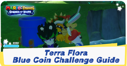 Mario + Rabbids Sparks of Hope - Terra Flora Blue Coin Challenge Guide