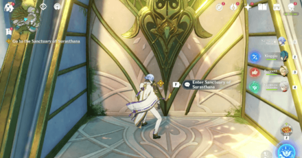 Genshin -  Sanctuary of Surasthana location