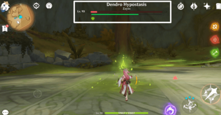 Genshin - Green Meter Indicates the Cleansing Progress