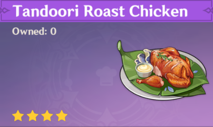 Genshin Impact - How to Get Tandoori Roast Chicken and Effects