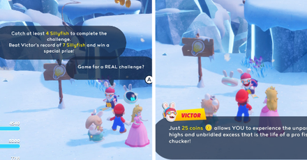 Mario + Rabbids Sparks of Hope - Catch Sillyfish to complete the challenge.png