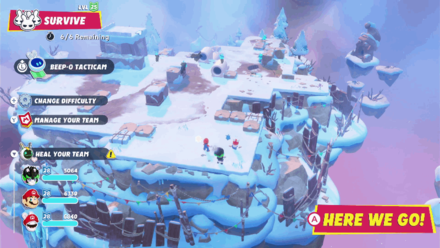 Mario + Rabbids Sparks of Hope - Surviving Chills Battle Quest Step 1