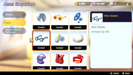 Pokemon UNITE - Held items