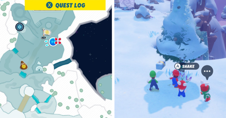 Mario + Rabbids Sparks of Hope -Third ice block location