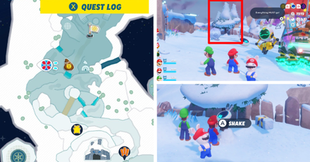 Mario + Rabbids Sparks of Hope -Fourth ice block location