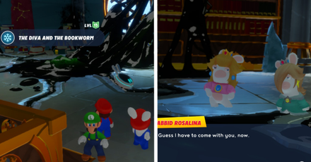 Mario + Rabbids Sparks of Hope - Start the quest with Rabbid Peach and Rabbid Rosalina