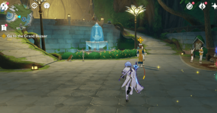 Genshin - A Toast to Victory Walkthrough 2 - Go to the Grand Bazaar