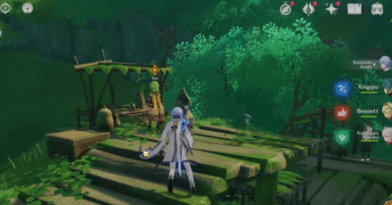 Genshin - A Toast to Victory Walkthrough 1 - Talking to Collei and Tighnari