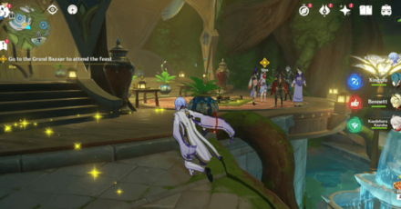 Genshin - A Toast to Victory Walkthrough 8 - Go to the Grand Bazaar