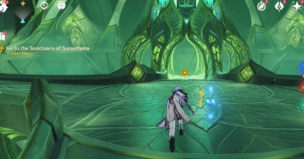 Genshin - A Toast to Victory Walkthrough 10 - Go the Sanctuary of Surasthana