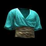 Wakai Umi Flame-Resistant Yukata