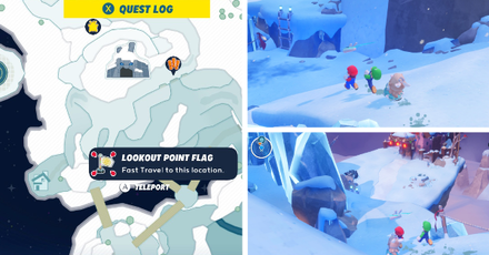 Mario + Rabbids Sparks of Hope -From Lookout Point Fast Travel Flag